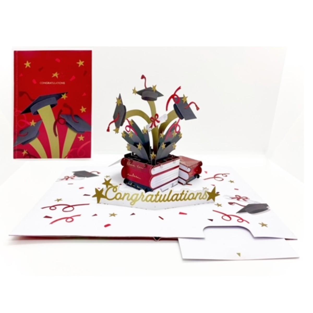 Biglietto kirigami laurea