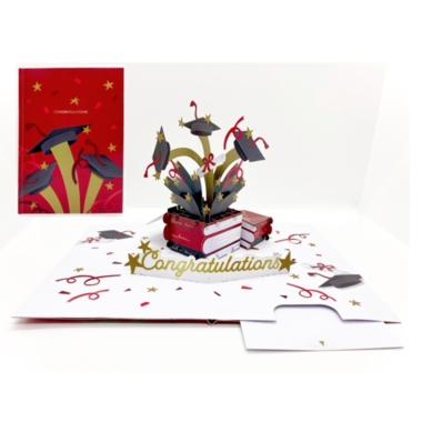 Biglietto kirigami laurea