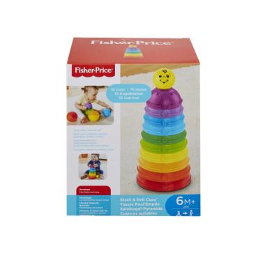 Fisher price scodelle trasformabile giocattolo impilabile per bambini 6 mesi+