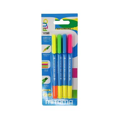 Evidenziatori  fluo doppio colore mitama