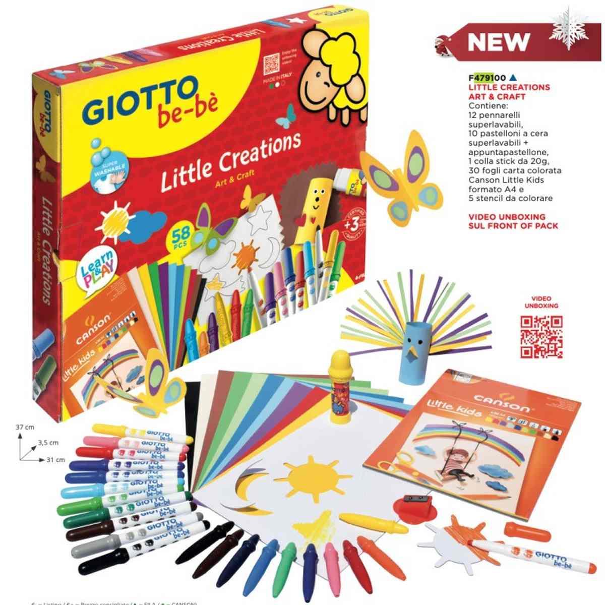 Set art & craft little creations giotto be-be' fila