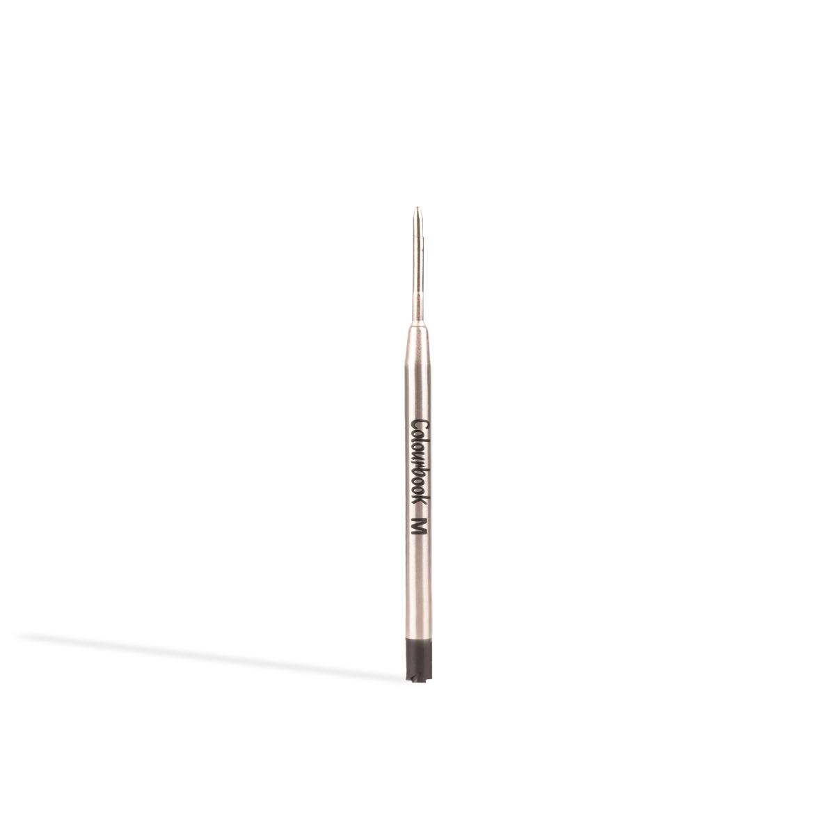 Refil 1,0 punta media inchiostro nero  per penna roller