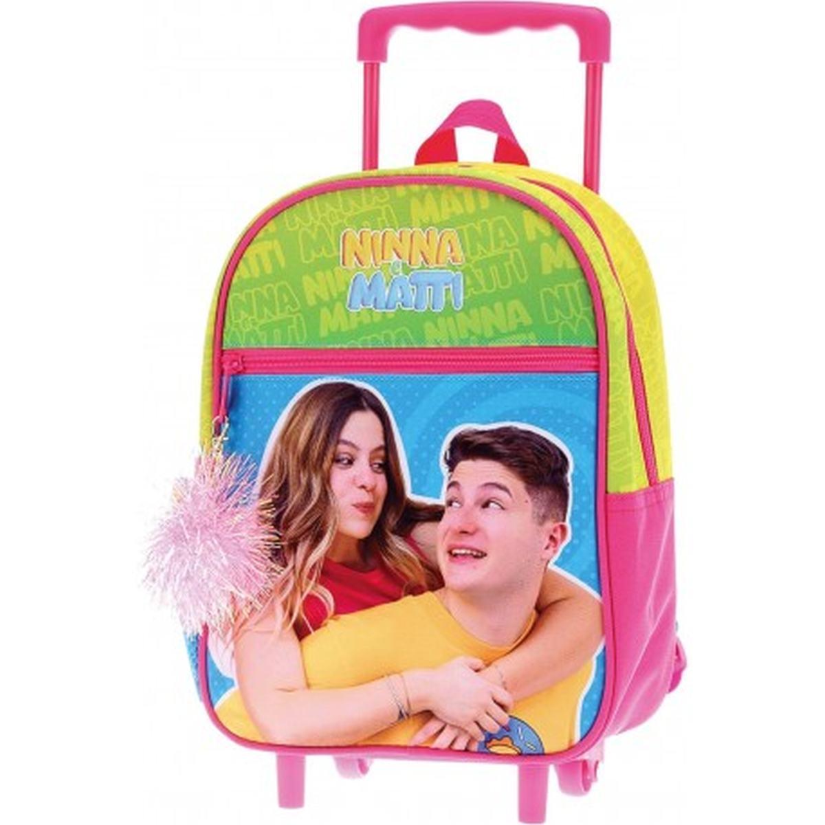 Trolley asilo con pom pom ninna e matti