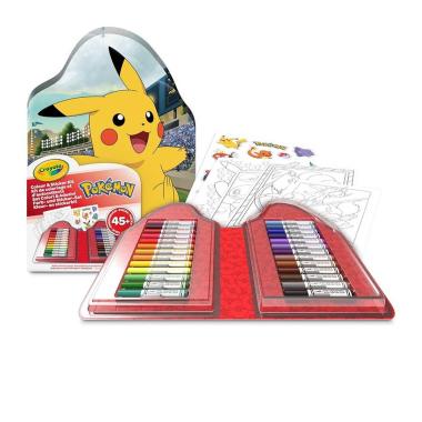 Valigetta colori & adesivi pokemon crayola