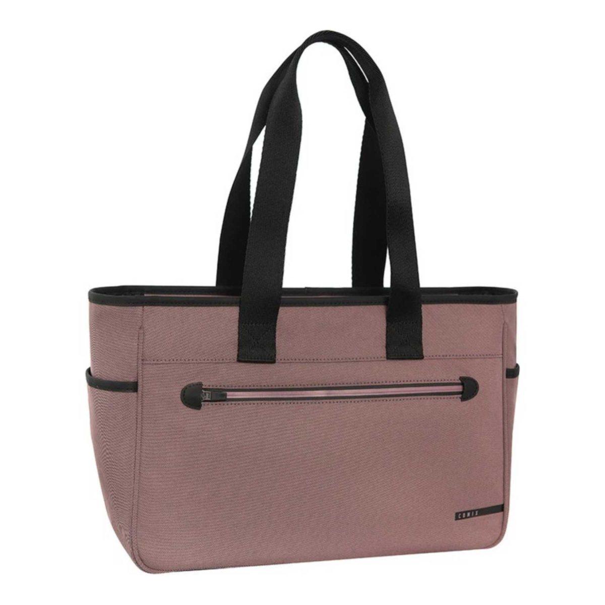 Shopper porta pc campus woman mauve col. pink comix
