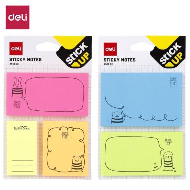 Sticky notes adesivi con fumetti