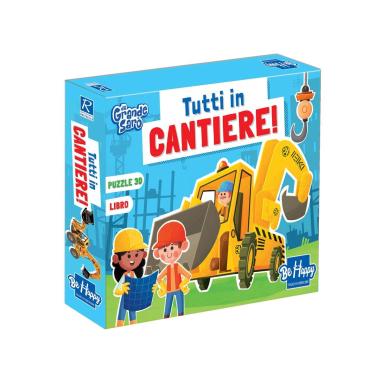 Tutti in cantiere puzzle 3d e libro