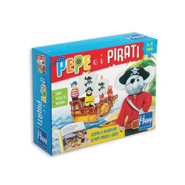 Pepe e i pirati libro puzzle 3d e memory