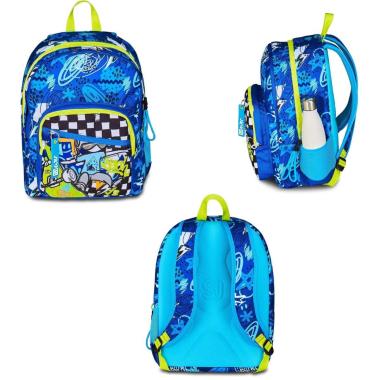 Zaino scuola doppio scomparto sj gang ever skate boy seven