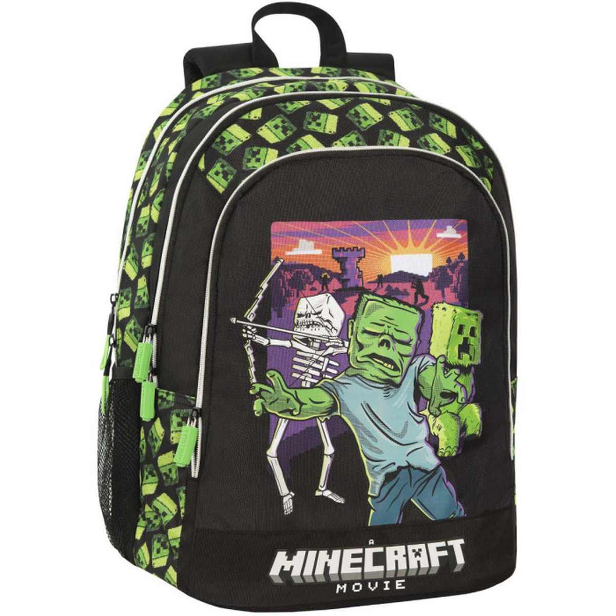 Zaino organiccato minecraft movie