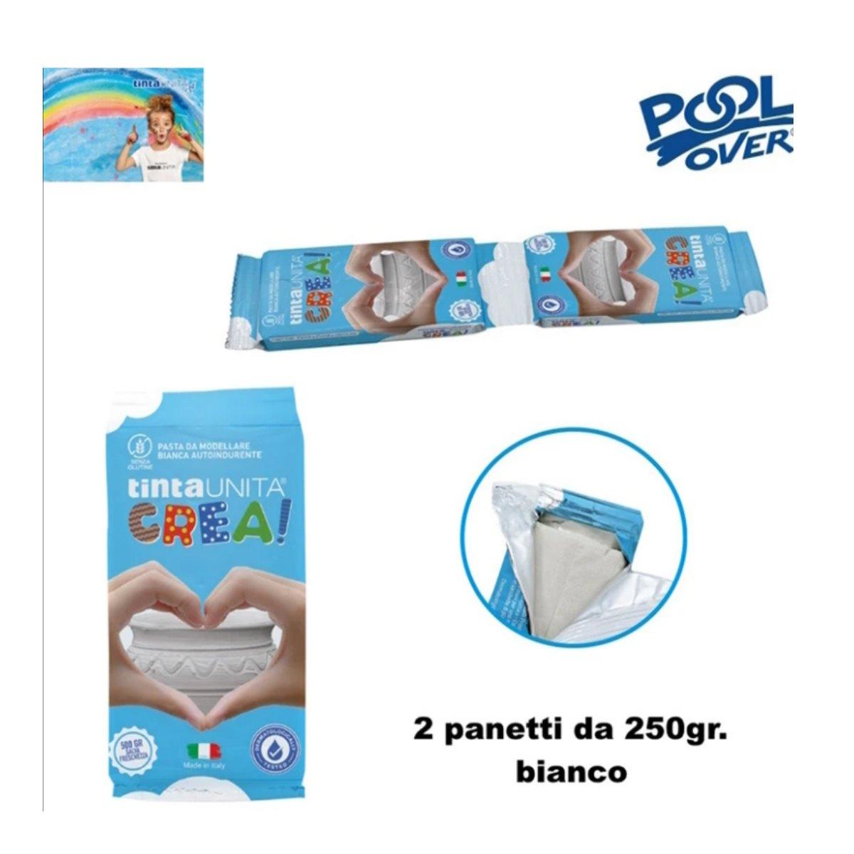 Pasta modellabile bianca 250 gr per 2 pezzi + spatola