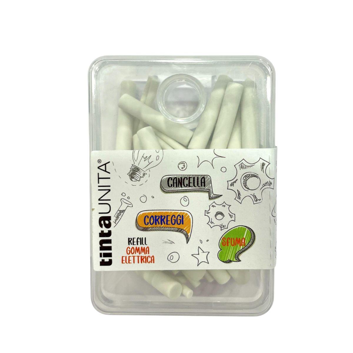 Set ricambio 70 pezzi gomma elettrica tinta unita