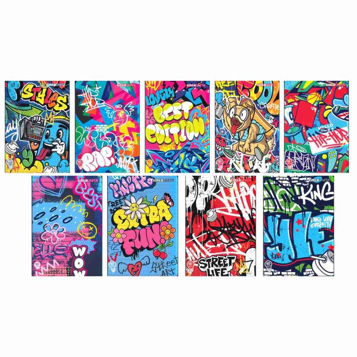 MAXI QUADERNO 24+1 ff. 100 gr. TU GRAFFITI