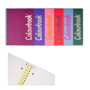 Quaderno max a4 a spirale soft colourbook 5 mm