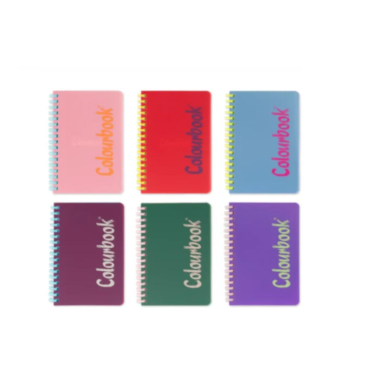 Quaderno a6 spiralato soft 1 rigo colourbook
