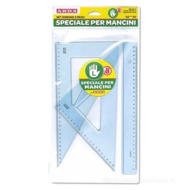Set disegno 3 pezzi per mancini