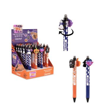 Penna cancellabile twist 360° halloween