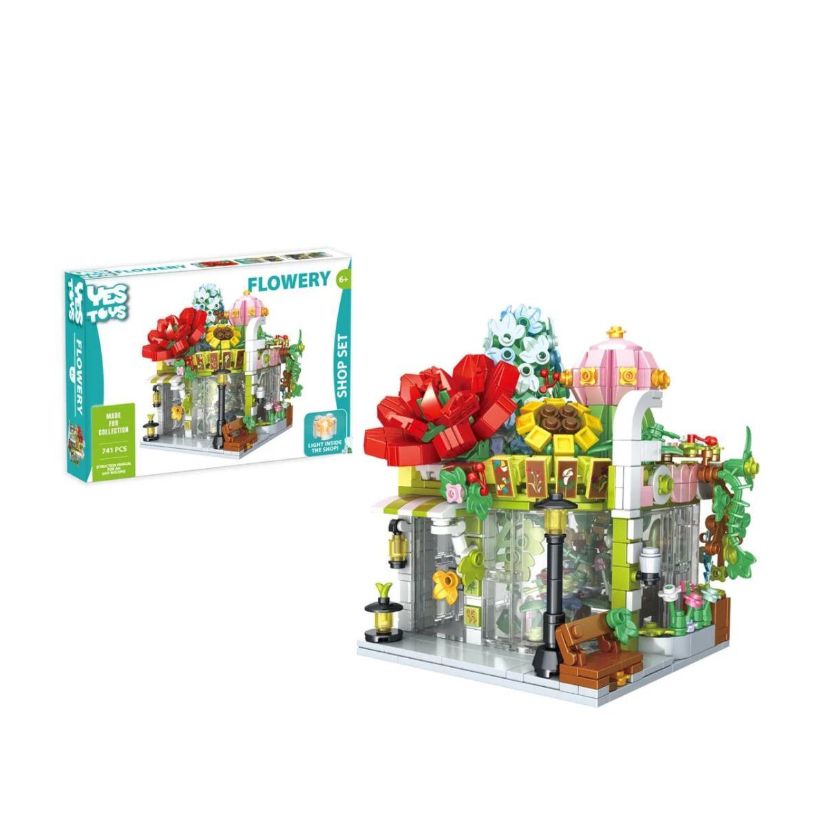 Flowery negozio di fiori con luci 741 pezzi