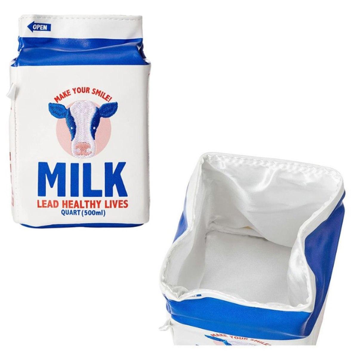 Astuccio multiuso per accessori e piccoli oggetti - cartoccio latte - yup