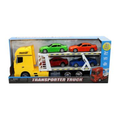 Bisarca grande con 4 auto