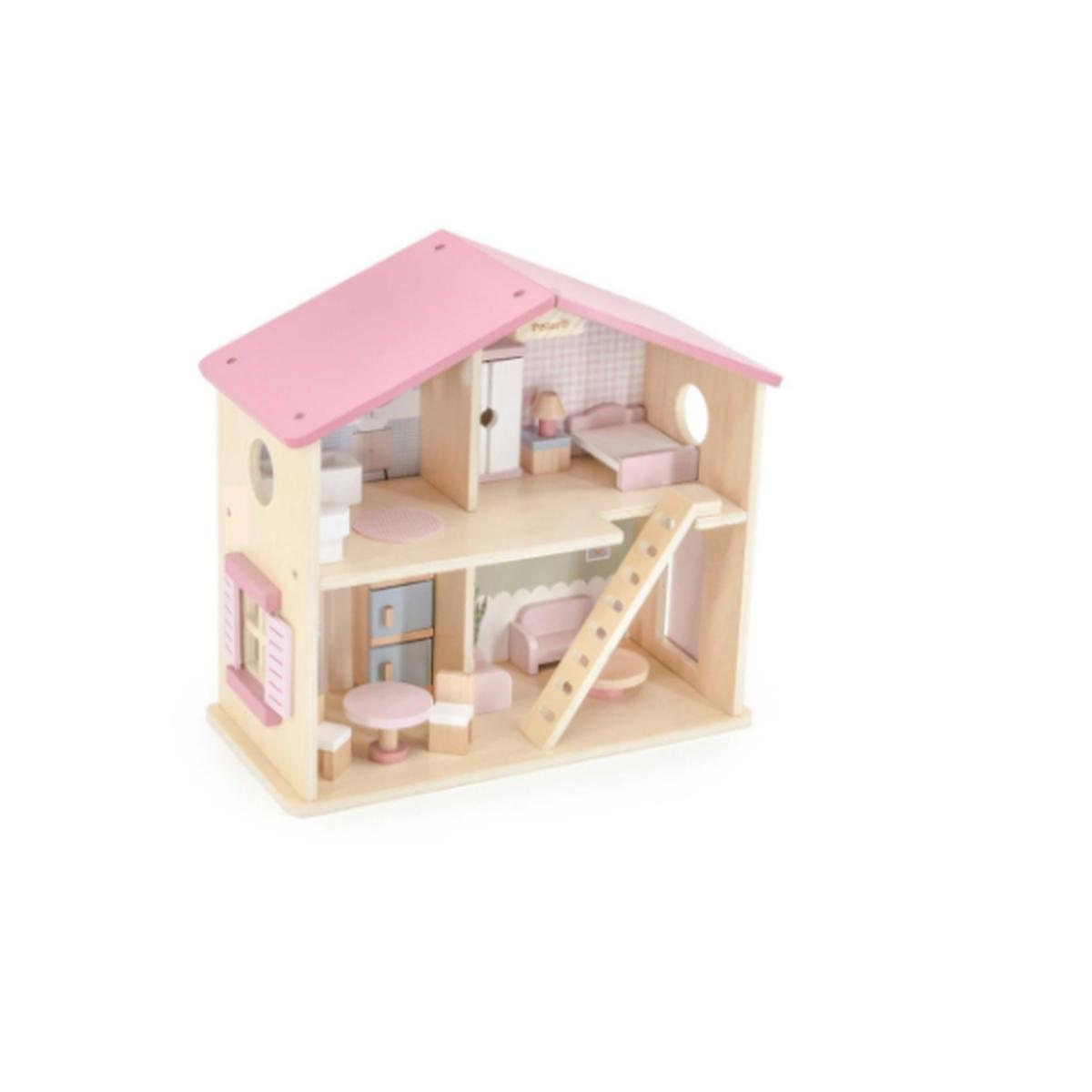 Casa delle bambole legno 2 piani