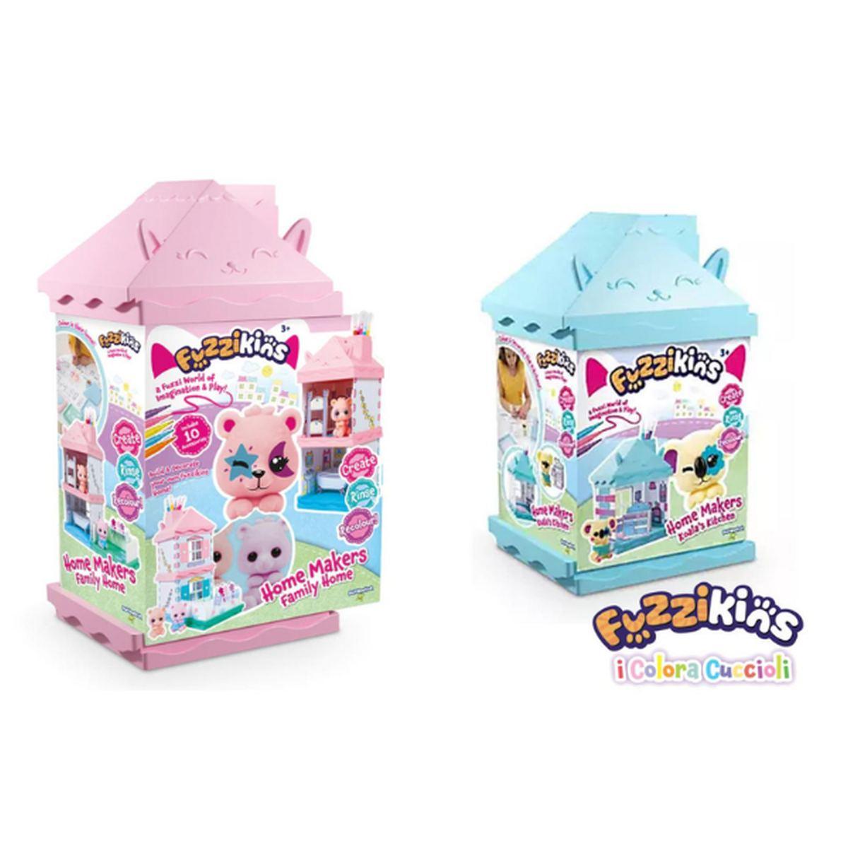 Fuzzi kins family home colora i cuccioli