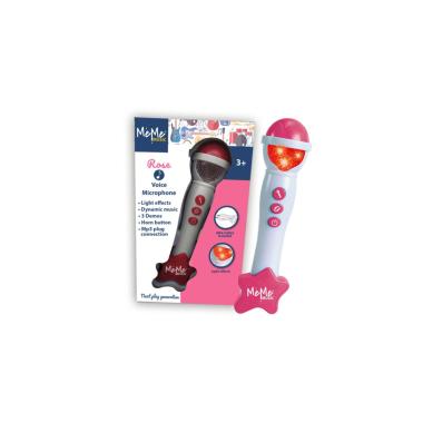 Microfono rosa luci e suoni