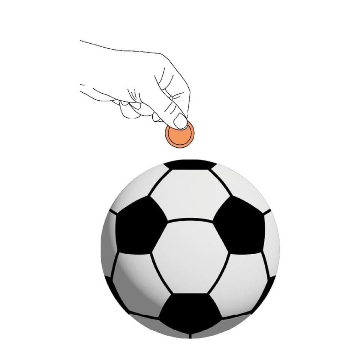 Salvadanaio football