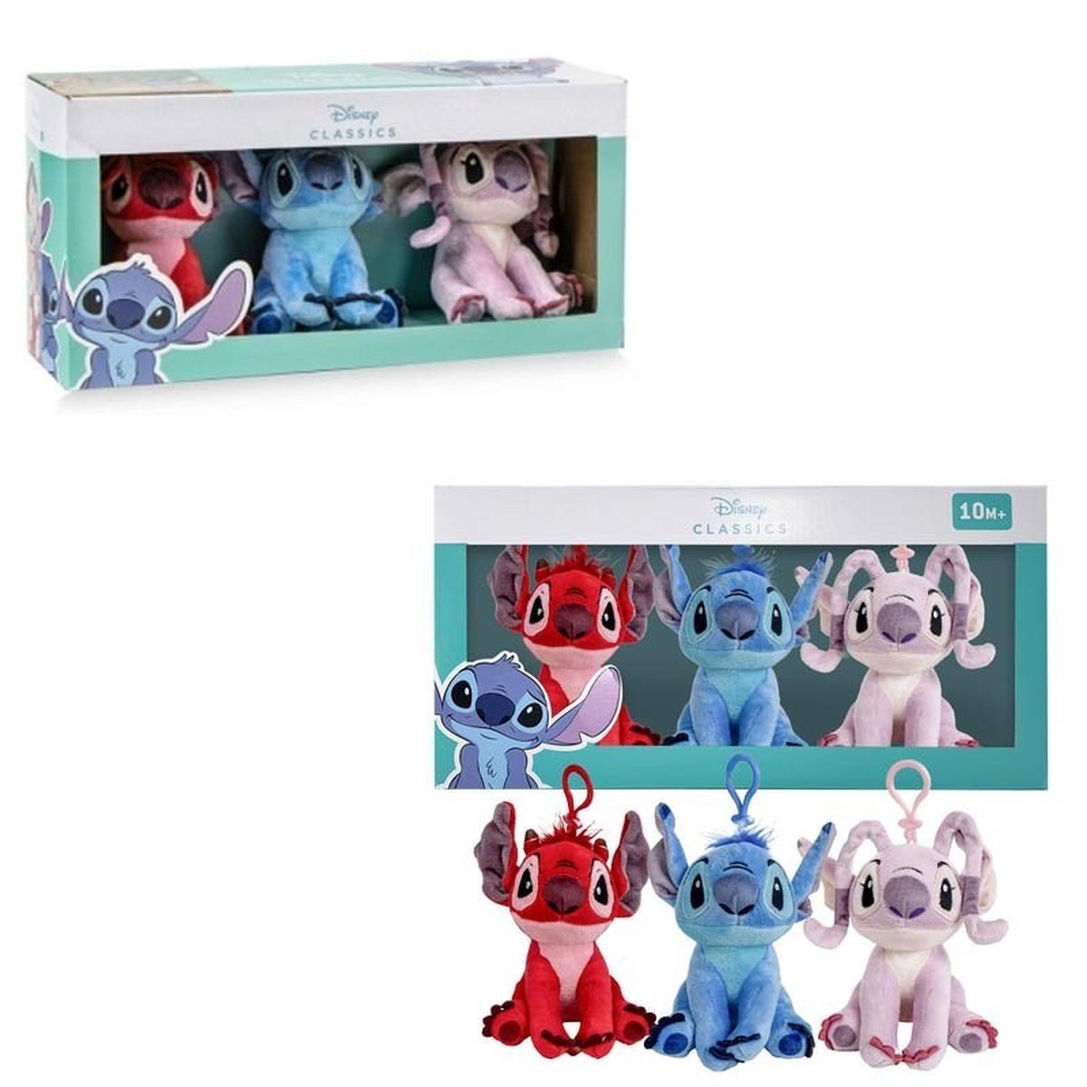 Stitch set 3 peluche 12 cm
