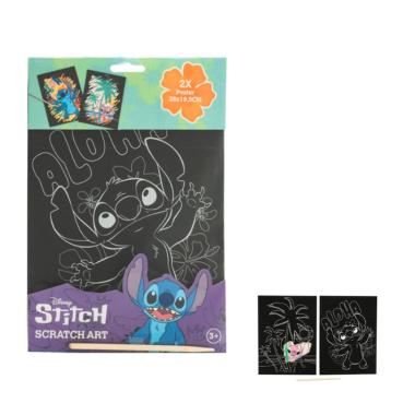 Stitch scratch art