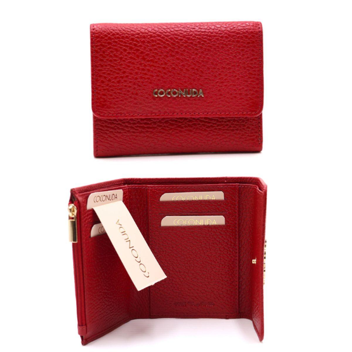 Porta Foglio Donna Coconuda in pelle<br />