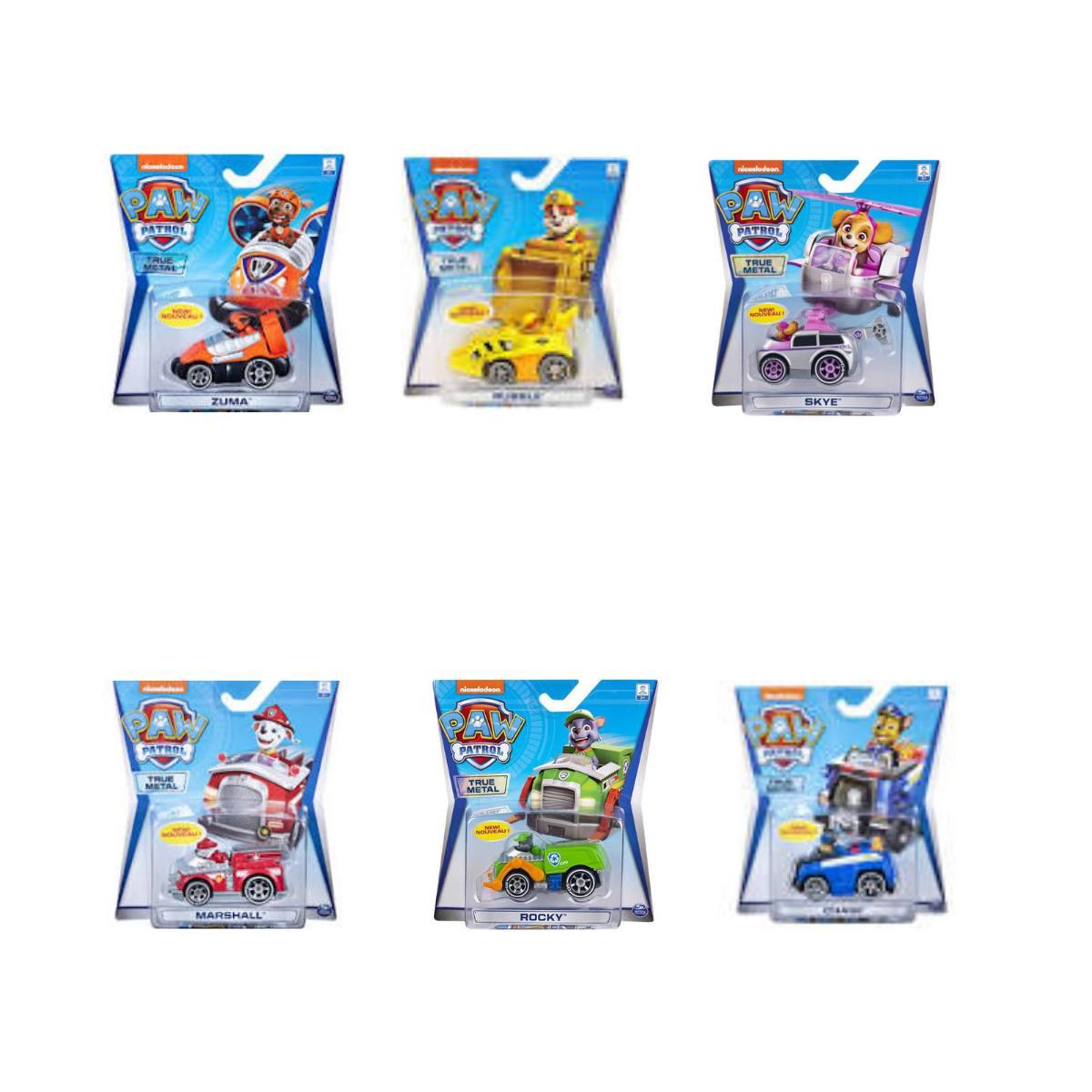 Paw patrol veicoli die cast