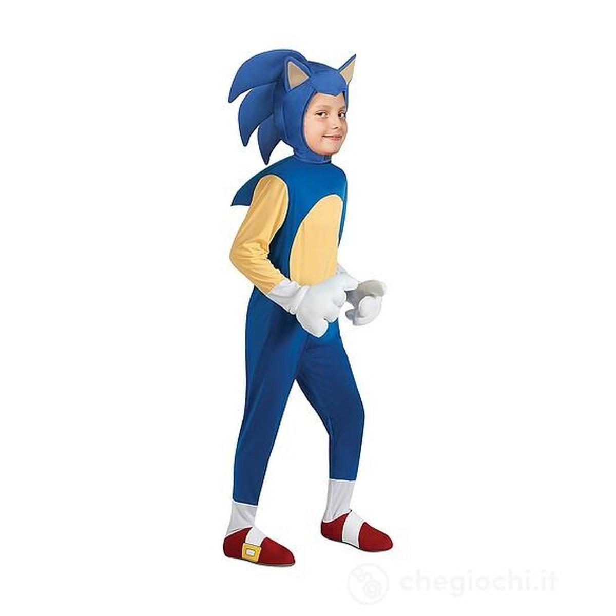 Costume sonic 7-9 anni