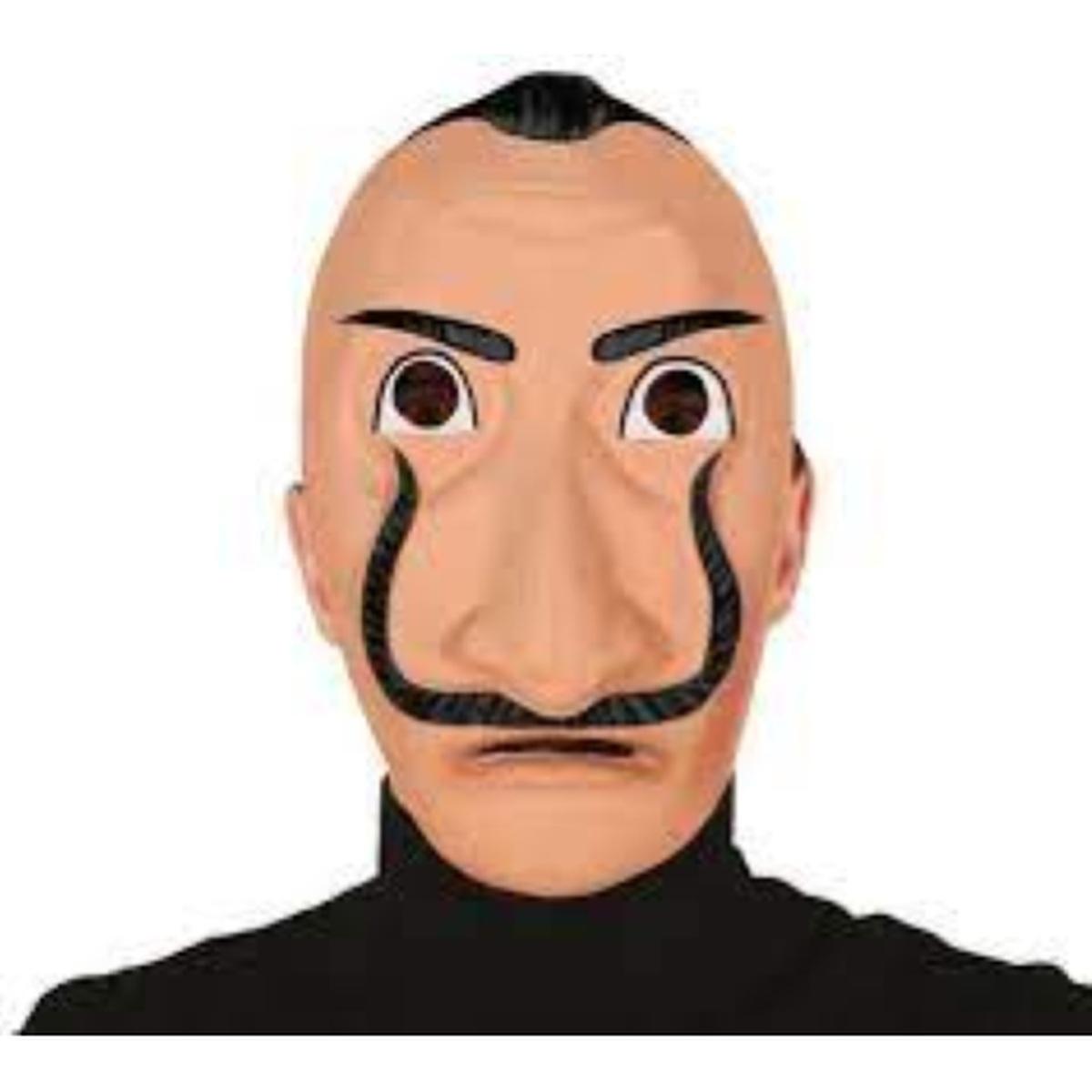 Maschera casa di carta in plastica