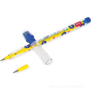 Matita impilabile con gomma monster legami