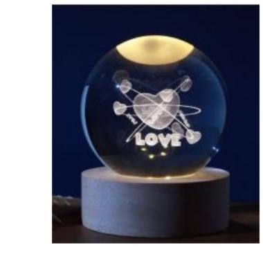 Lampada sfera piccola love