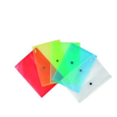 Busta trasparente a5 con bottone