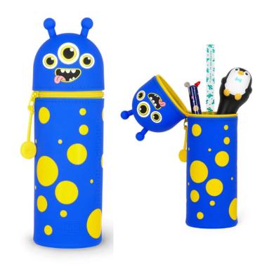 Portapenne kawaii in silicone monster
