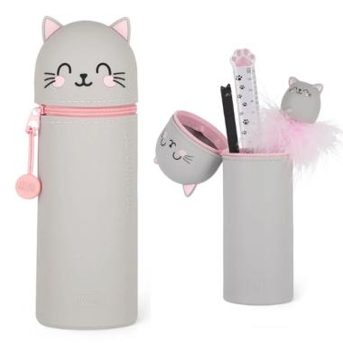 Portapenne in silicone kawaii kitty
