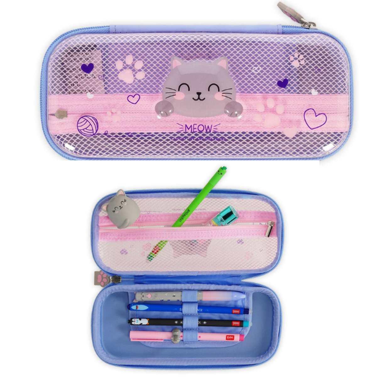 Borsellino trasparente rigido kitty