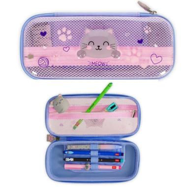 Borsellino trasparente rigido kitty