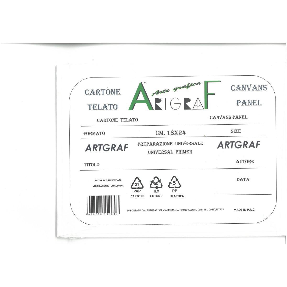 Cartone telato 18x24 artgraf