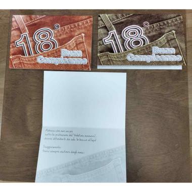 Biglietto buon compleanno 18 anni