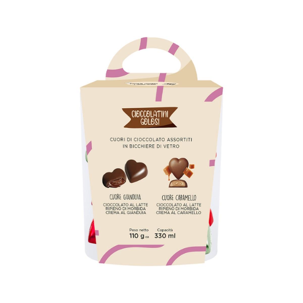 Cioccolatini in bicchiere pensieri colorati obbiettivo: sopravvivere