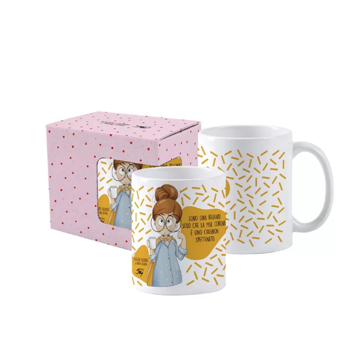 Tazza mug pensieri colorati  sono una regina!