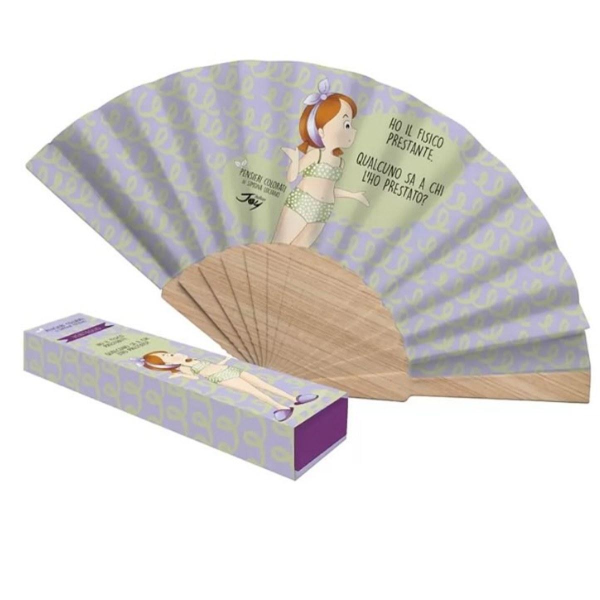 Ventaglio pensieri colorati  ho il fisico prestante