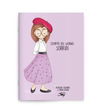 Notebook puntinato a5. sorridi