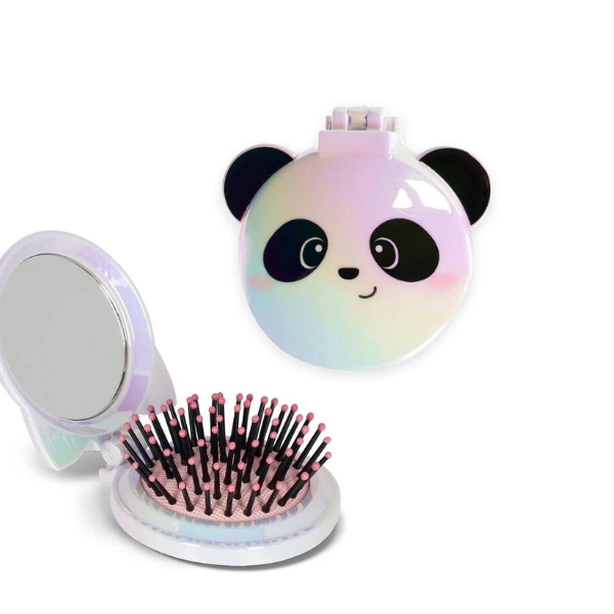 Spazzola con specchio panda legami