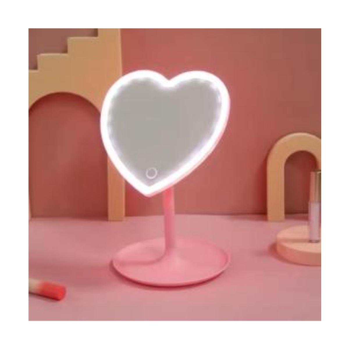 Specchio led cuore
