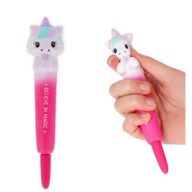 Penna gel squishy unicorno